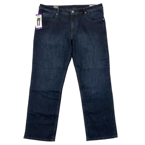 NEW Mens Buffalo David Bitton Straight Leg Jack Jeans | Dark Denim - Picture 1 of 6